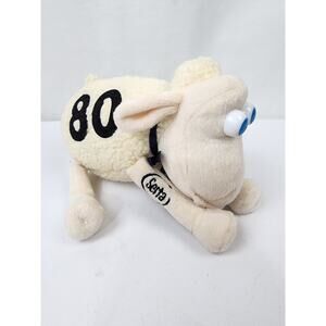 Serta Plush 80 Years Counting Sheep #80 Sheep Lamb Stuffed 8" Toy Animal NWT